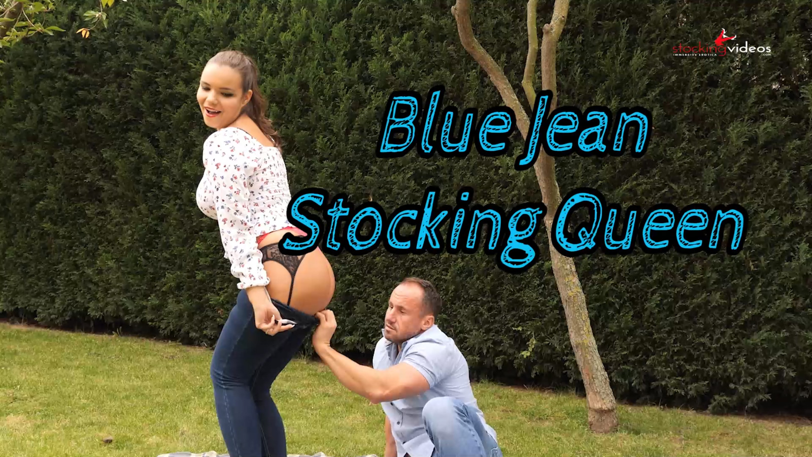 StockingVideos.com – Blue Jean Stocking Queen with Sofia Lee - The Stocking  Girls